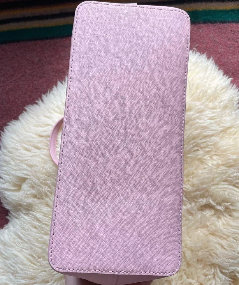 Like New Kate Spade Laurel Way Evangelie Rose Jade Saffiano leather medium - Image 5