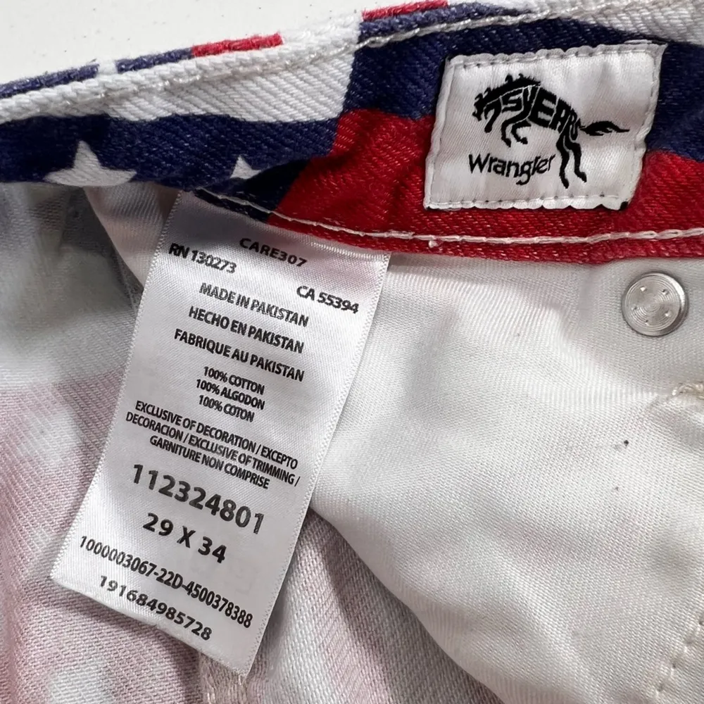 Wrangler‎ Star Stripe Patriotic Westward 626 Boot Cut Denim Jeans - Image 7