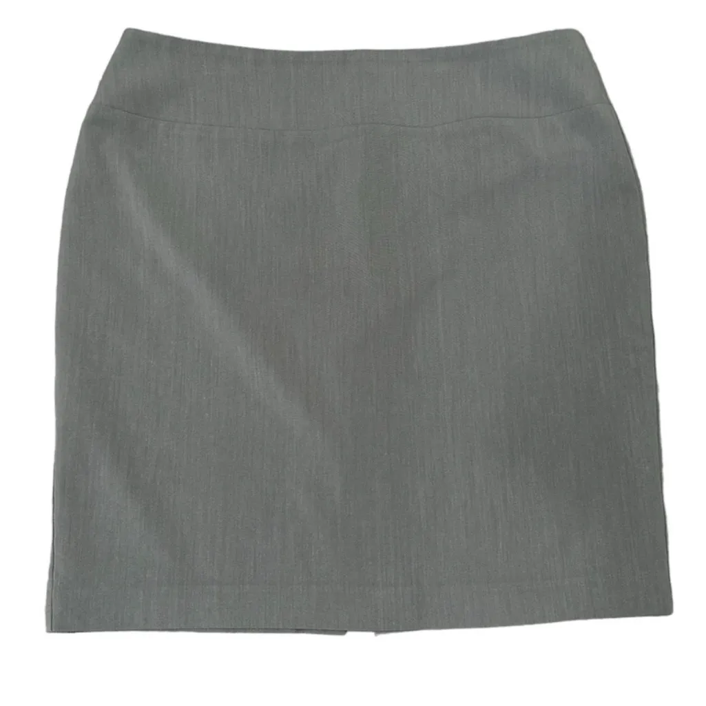 Alfani Classic Gray Pencil Skirt Size 12 - Image 2