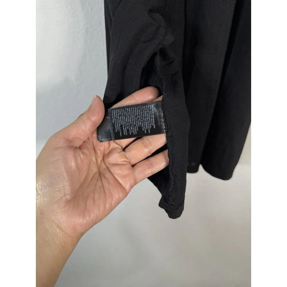 THE NORTH FACE Women Large FlashDry Black Sleeveless Back Top Mesh Tank Athletic - Image 9