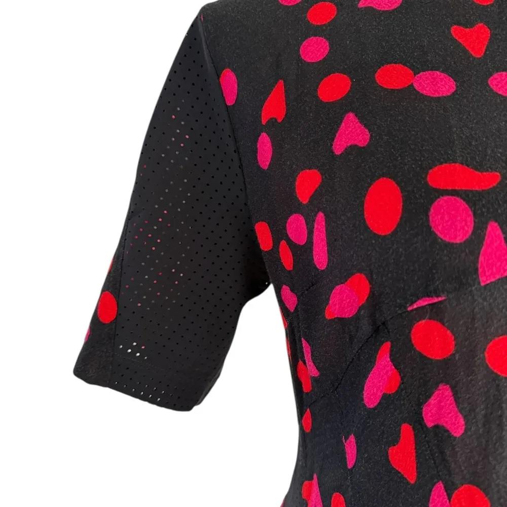 NWT Koché Red and Black Twisting Tee Dress Size 6 - Image 6