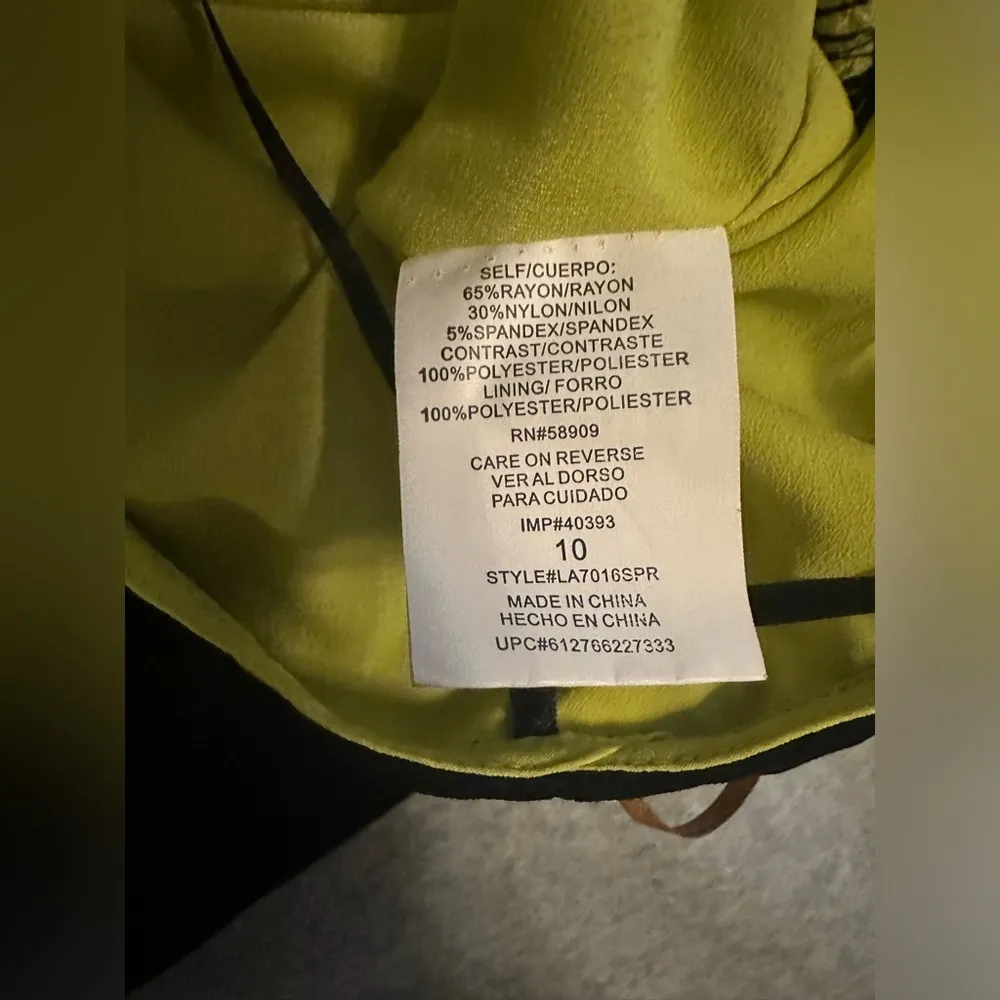 NWT Gibson Latimer Sleeveless Peplum Sheath Dress Womens Black Size 10 - Image 6