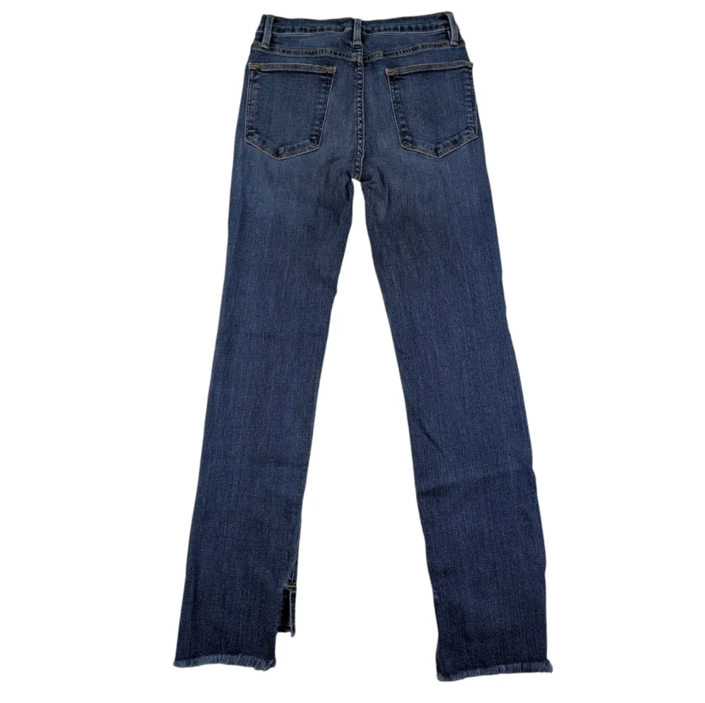 FRAME Denim Le High Straight Distressed Step Hem GUC $238   Size 26   J1643 - Image 4