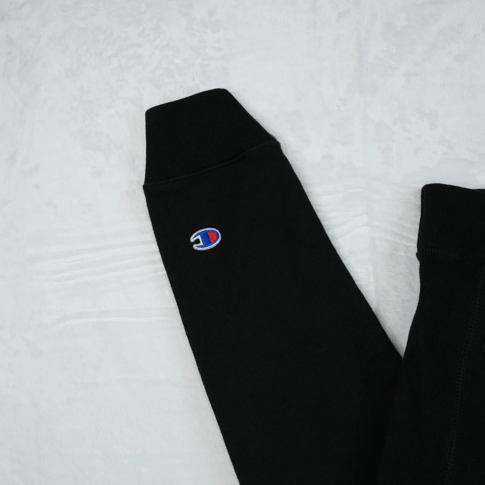 Champion Hoodie Womens L Black Reverse Weave Athletic Heavyweight Sweatshirt - Image 6