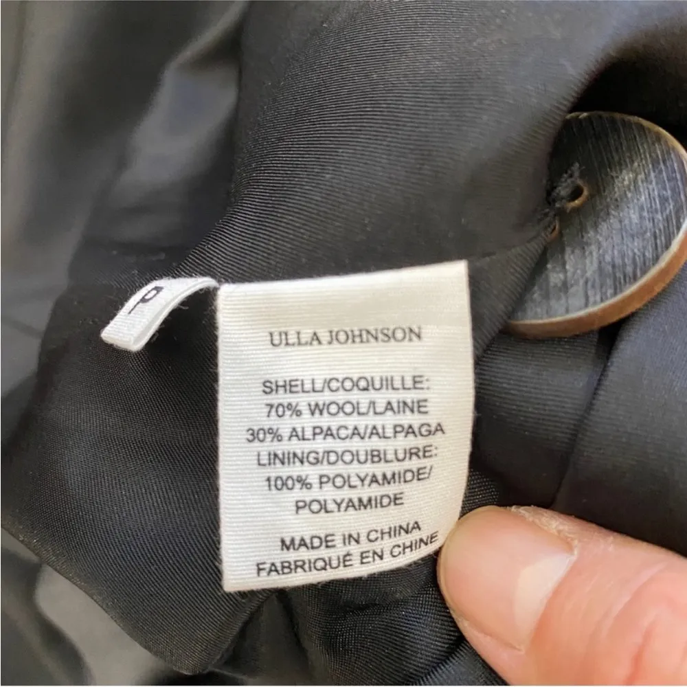 Ulla Johnson ICONIC wool blend Antoinette coat NEW - Image 10