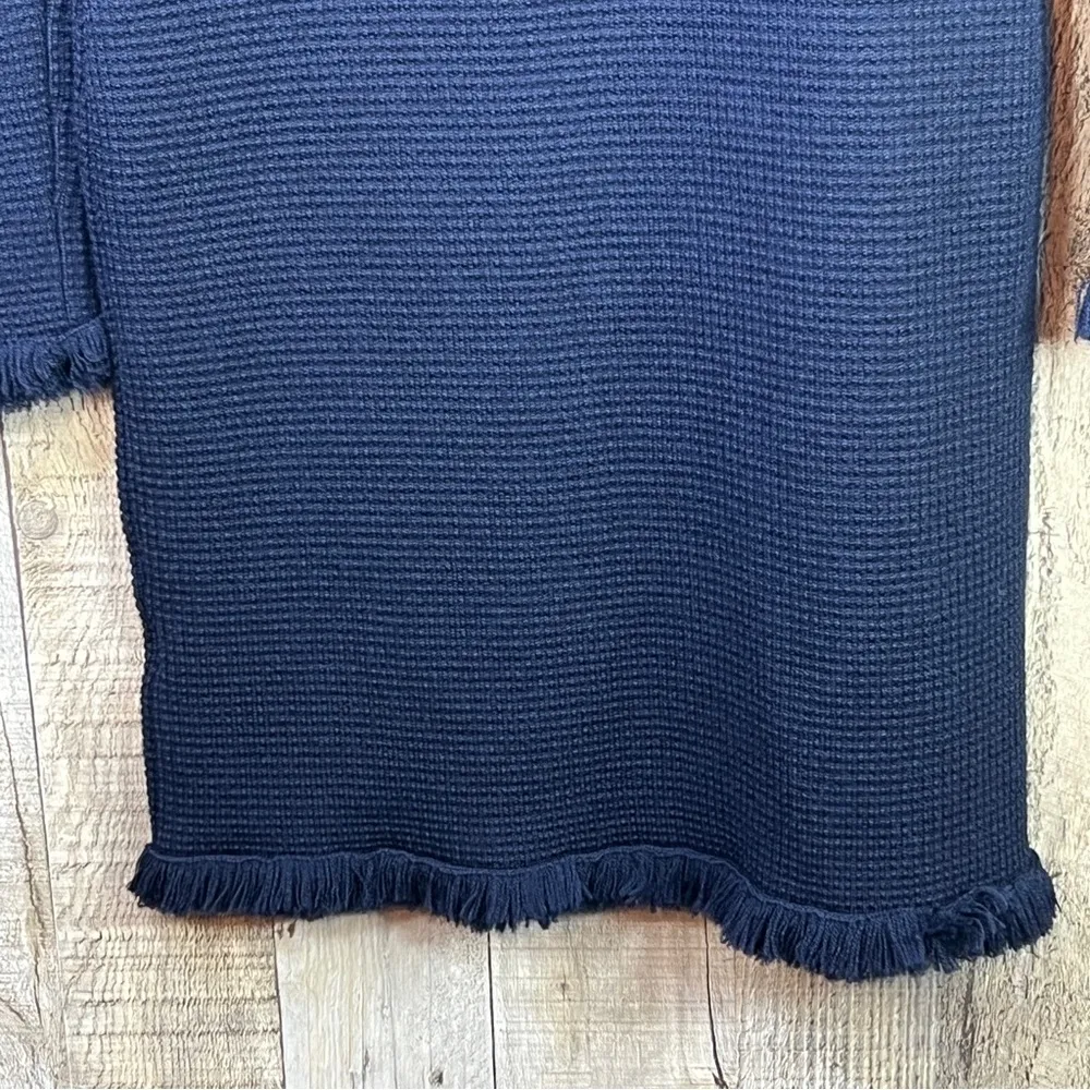 Michael Michael Kors Small Fringed Hem Sweater Dress with Long Sleeves - Image 7