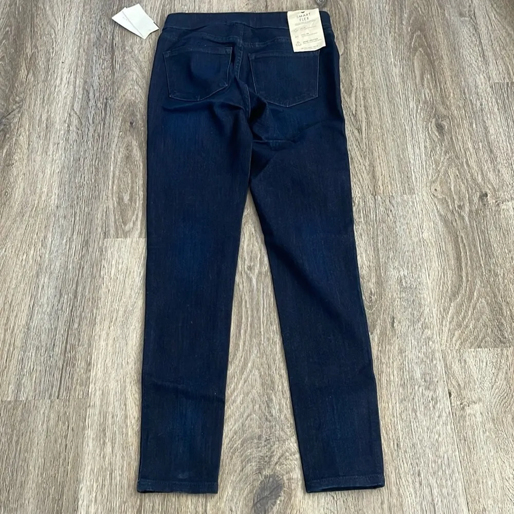 Sanctuary Uplift Pull-On Denim Jeggings in Dark Blue - Image 5