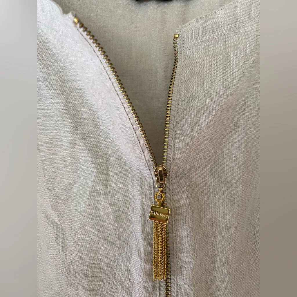 ELLEN TRACY LINEN TOP - Image 3