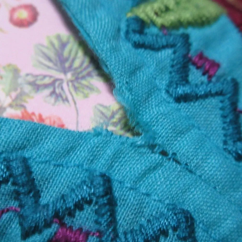 Johnny Was Nandi Flare Sleeve Tunic in Lanai Azure Embroidered Dress S Defect - Image 7