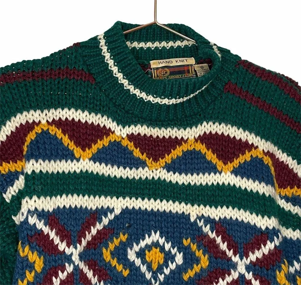 VTG Paris Sports Club Crewneck Green w/Gold Design - Image 6