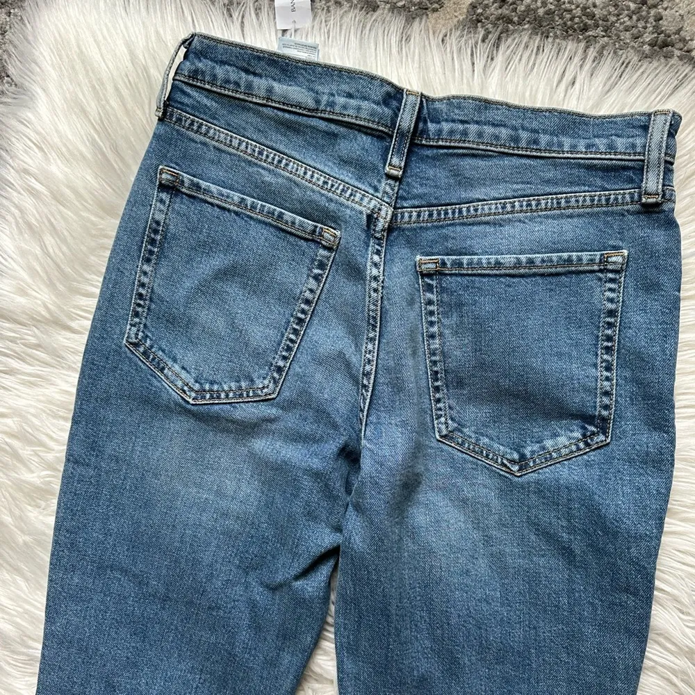 Banana Republic distressed straight ankle jeans - Image 6