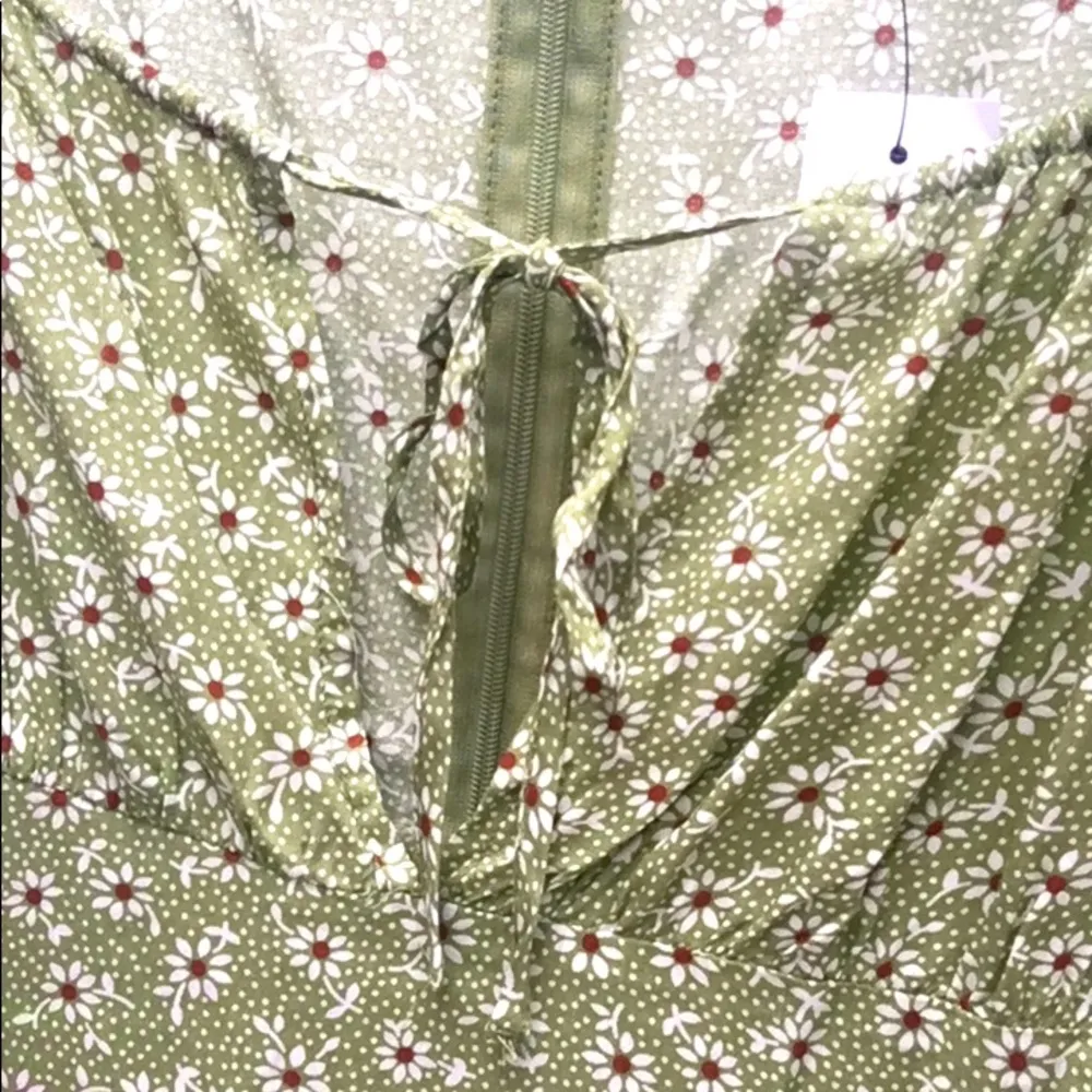 PacSun Women’s LA Hearts Pheasant Style Floral Print Long Sleeve Mini Dress - Image 3