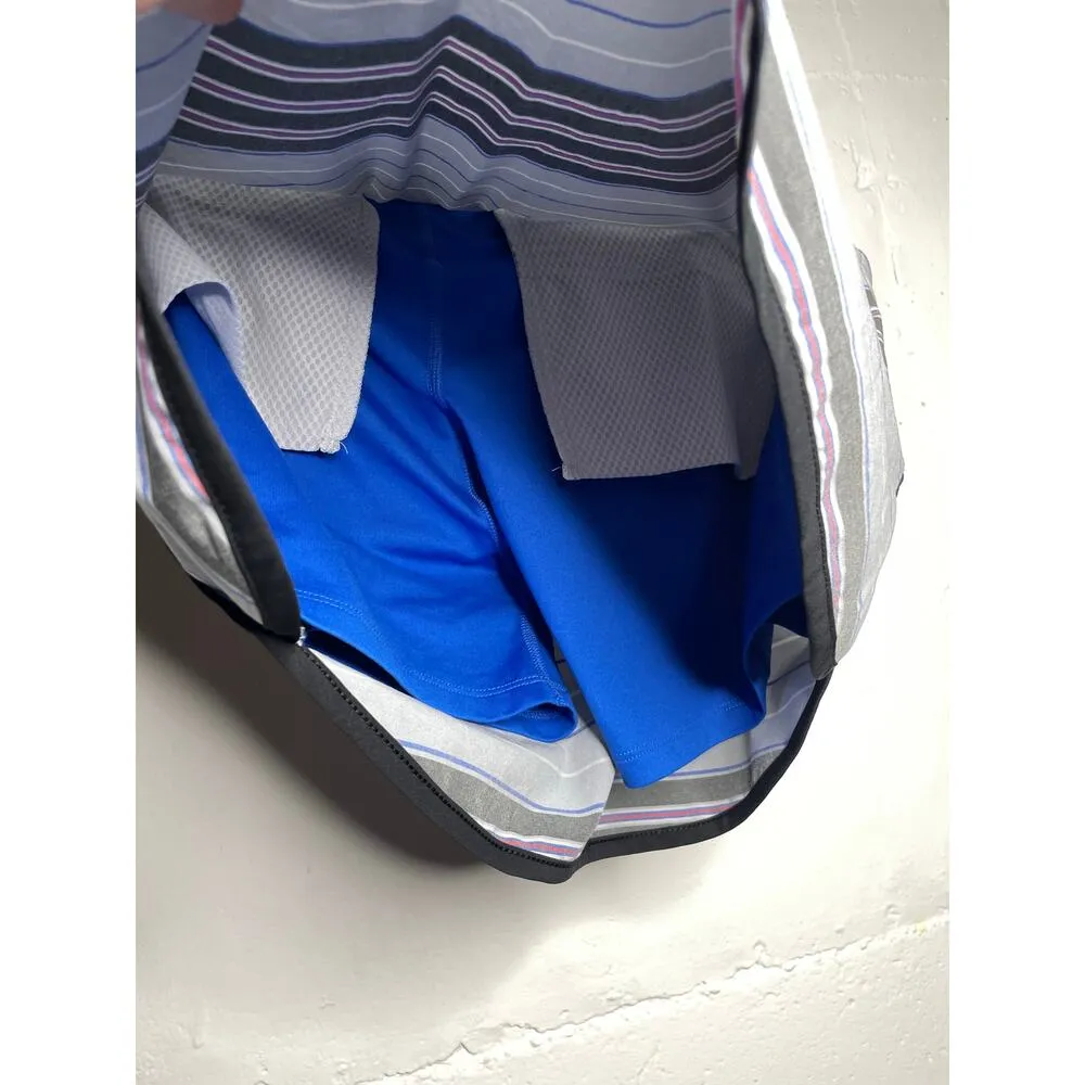 NEW Adidas Golf Rangewear Athletic Skort Womens Size Small Blue Gray Stripe - Image 6