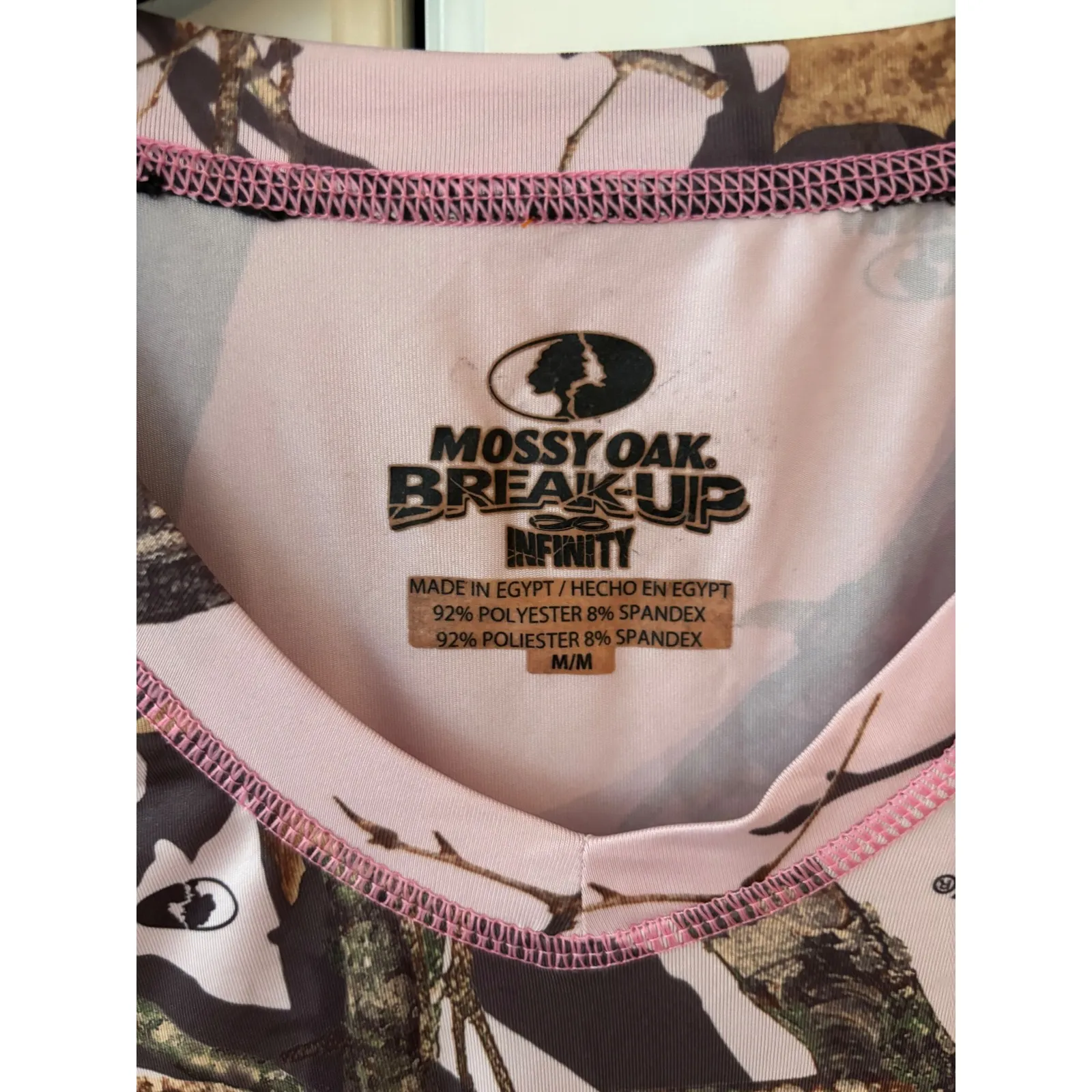 Mossy Oak Break Up Infinity Pink Camo Long Sleeve Shirt‎ M/M - Image 3