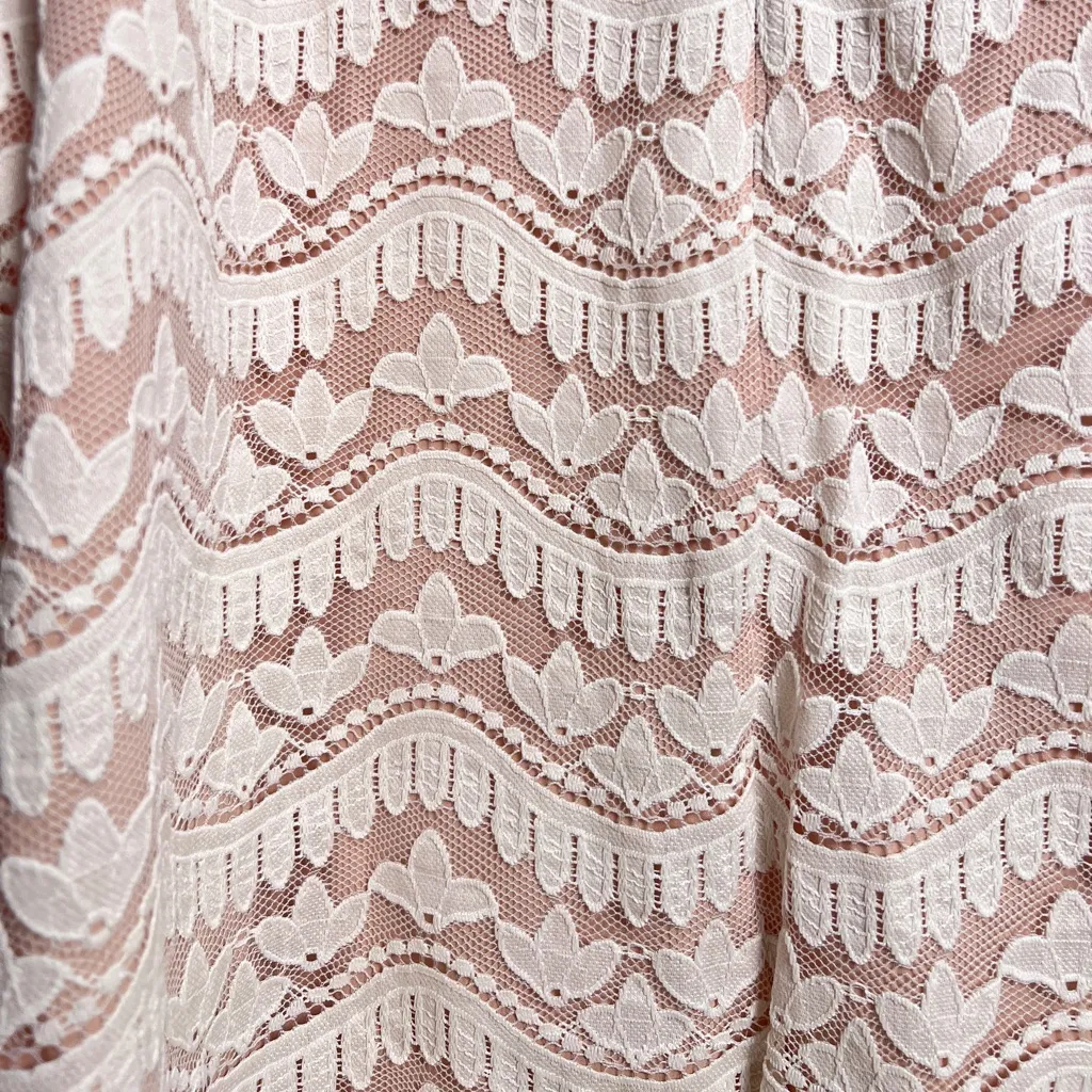 Eliza J Ivory‎ Floral Lace Shift Dress 20W Mini Cocktail Party Wedding Guest - Image 9