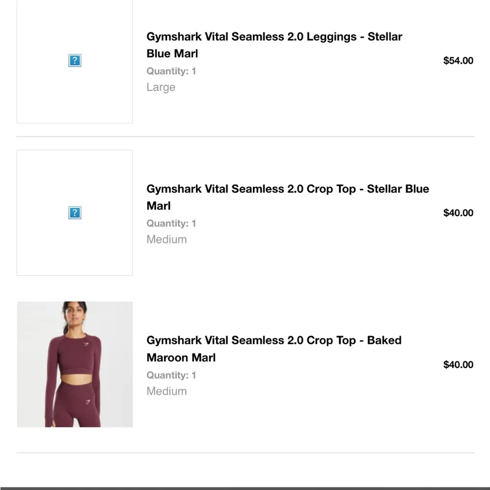 NWOT Vital seamless crop 2.0 top in baked maroon marble ( discontinued) - Image 5