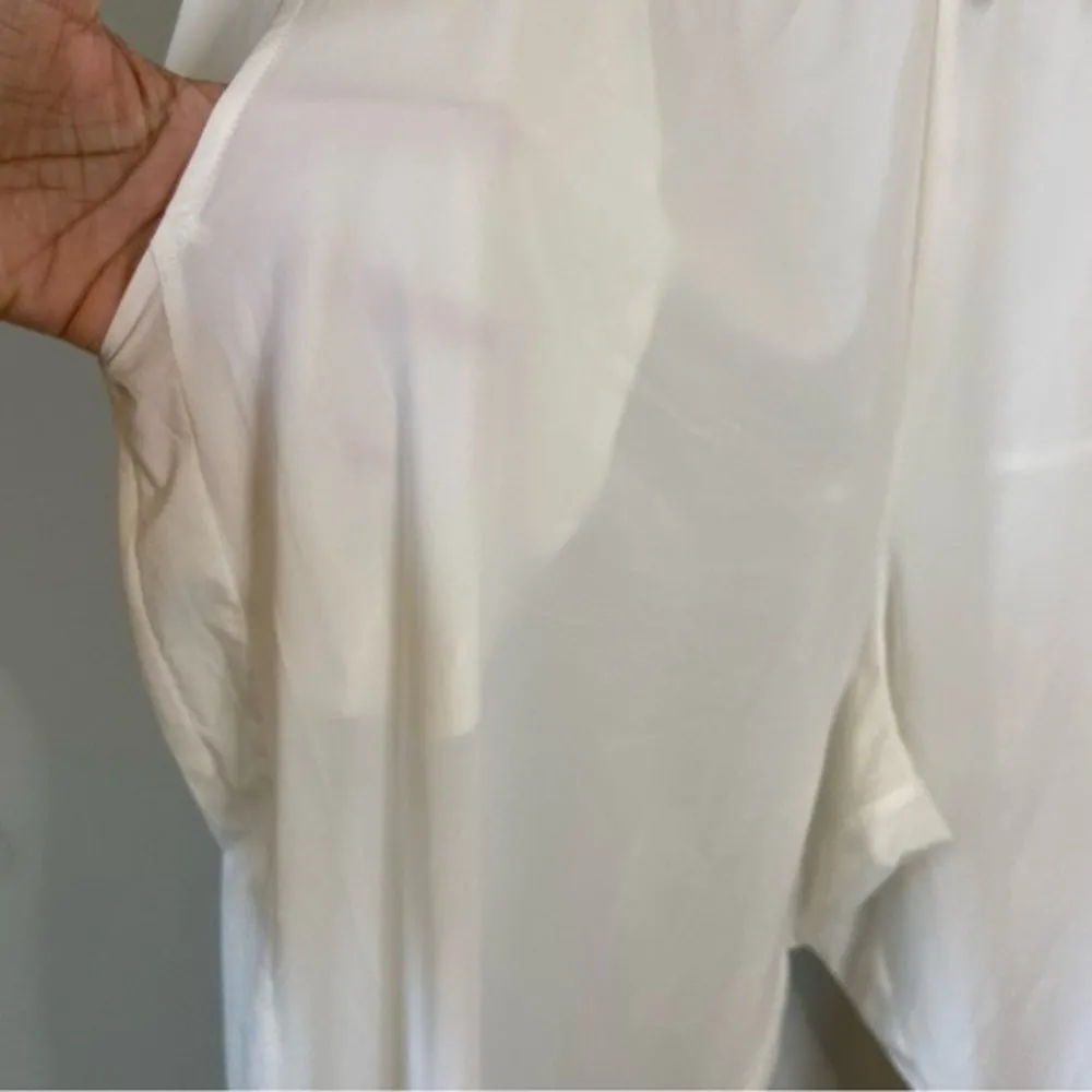 Free People White Parachute Pants Size Large NWT - Image 3