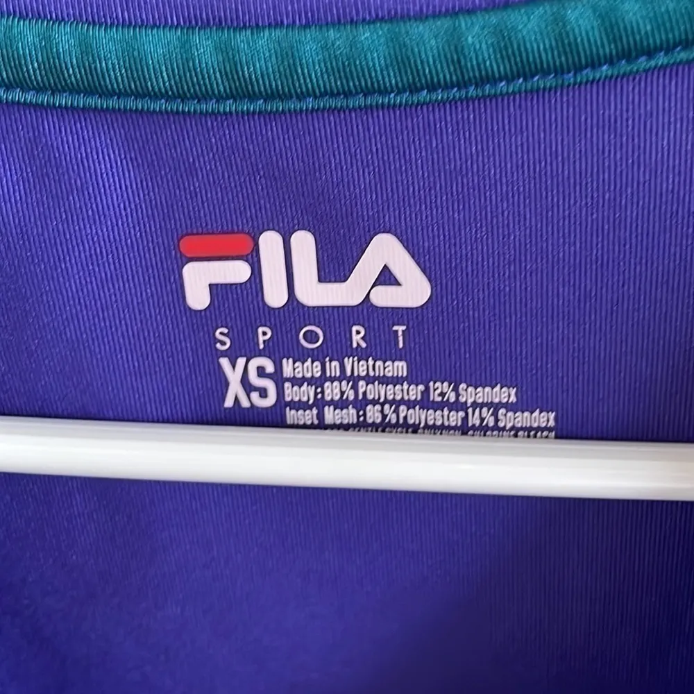 FILA Sport dry fit t shirt size XS purple - Image 4