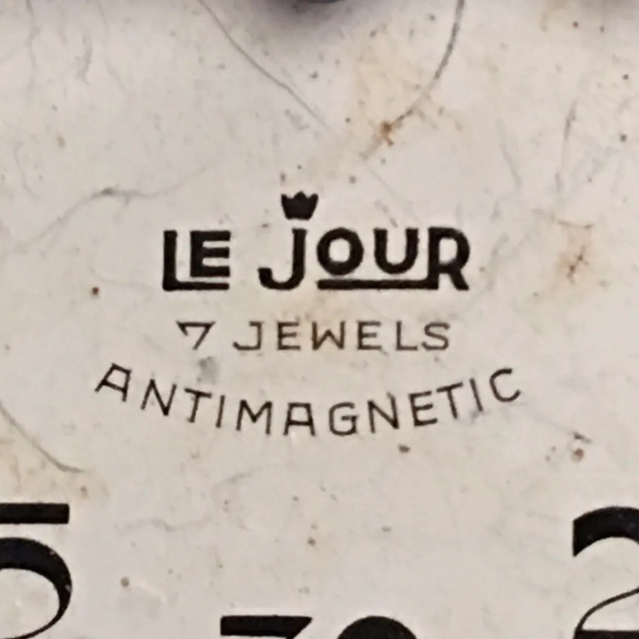 Vintage Swiss Le Jour antimagnetic stop watch - Image 6