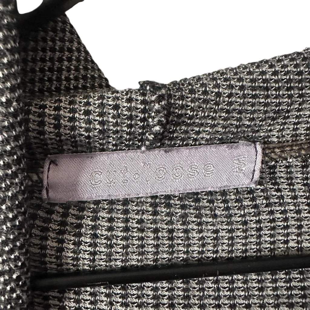 Cut Loose Gray Textured Open Front Hooded Cardigan Jacket M Size M - Image 4