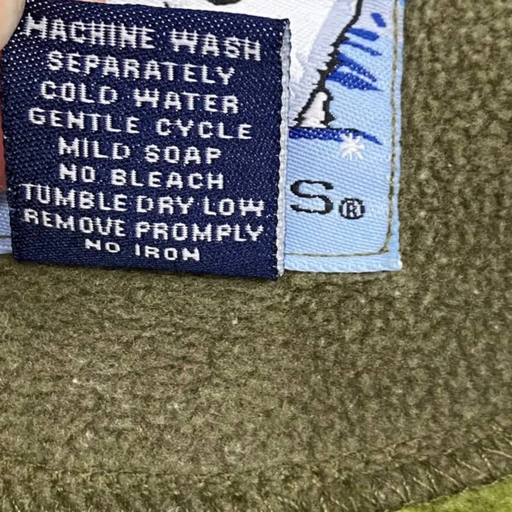 Polar Dogs Big Dogs Fleece High Tech Gear Full Zip Jacket Green Size Small - Image 6