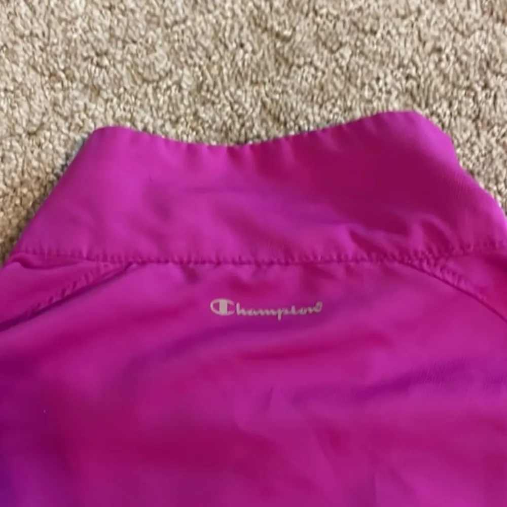 Champion Purple Full Zip Up Windbreaker Athletic Jacket - Image 4