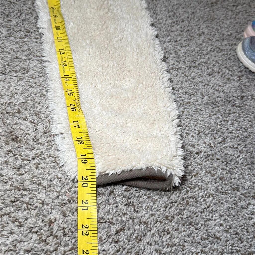 Southern Shirt Women’s Beige Half Zip Casual Sherpa Pullover Size Medium - Image 7