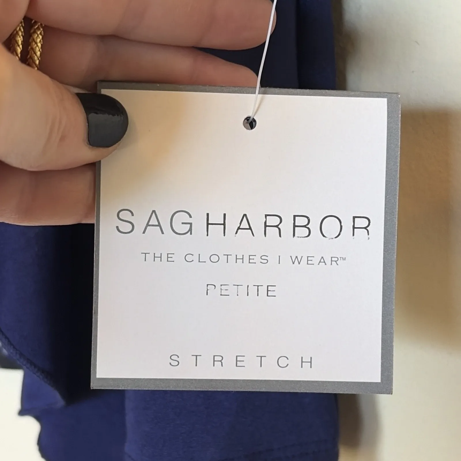 Sag Harbor Purple Floral Layered Look‎ Ruffle Cardigan Blouse Shirt Petite Small - Image 8