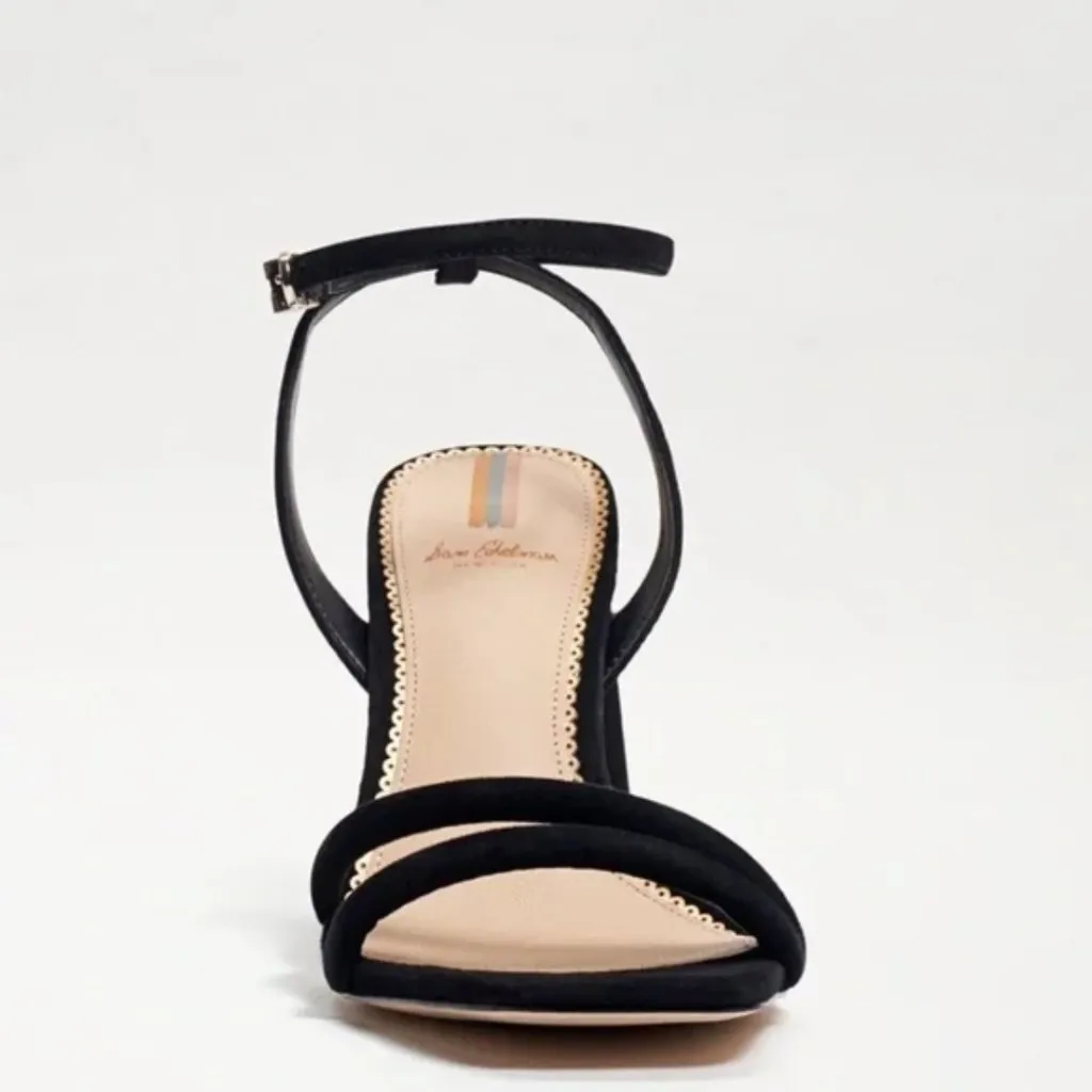 NWT Sam Edelman Kia Block Heel Sandal Black Suede Size 9.5 - Image 3
