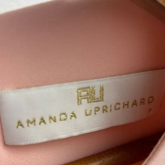 Amanda Uprichard P / XS Hudson Dress Dusty Rose Light Pink‎ Mini Fit & Flare - Image 13