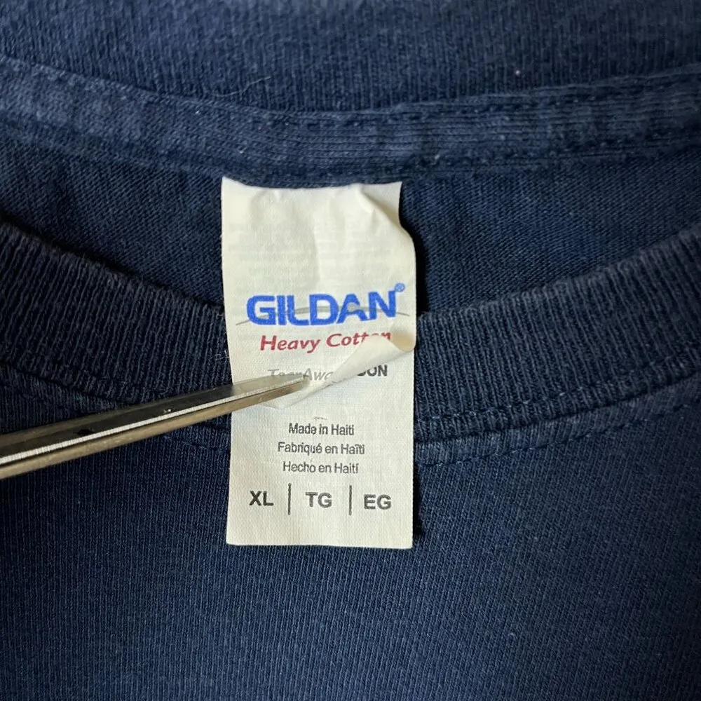 Lost Creek Outfitters T Shirt Blue XL Extra Large Midnight Moon Forest River - Image 4