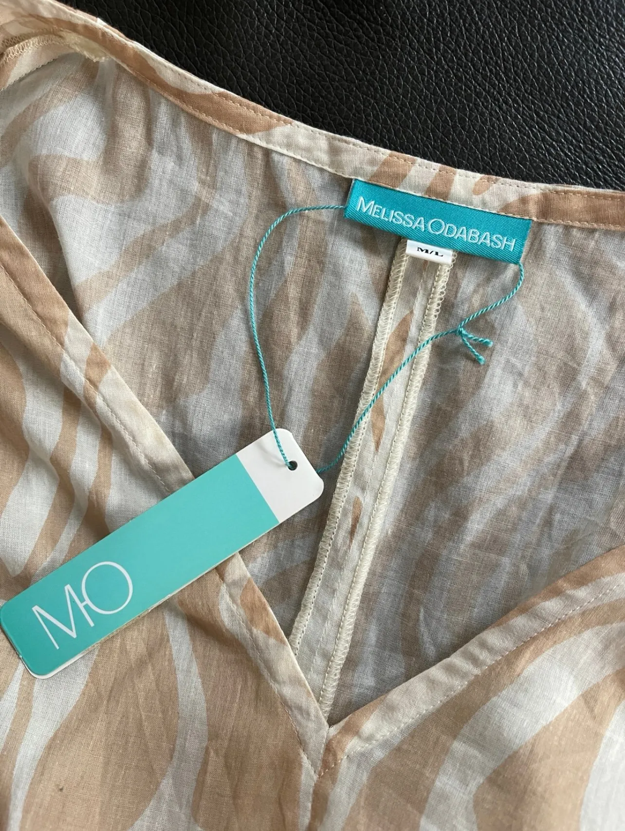 Melissa Odabash swim cover up M/L Tan - Image 6