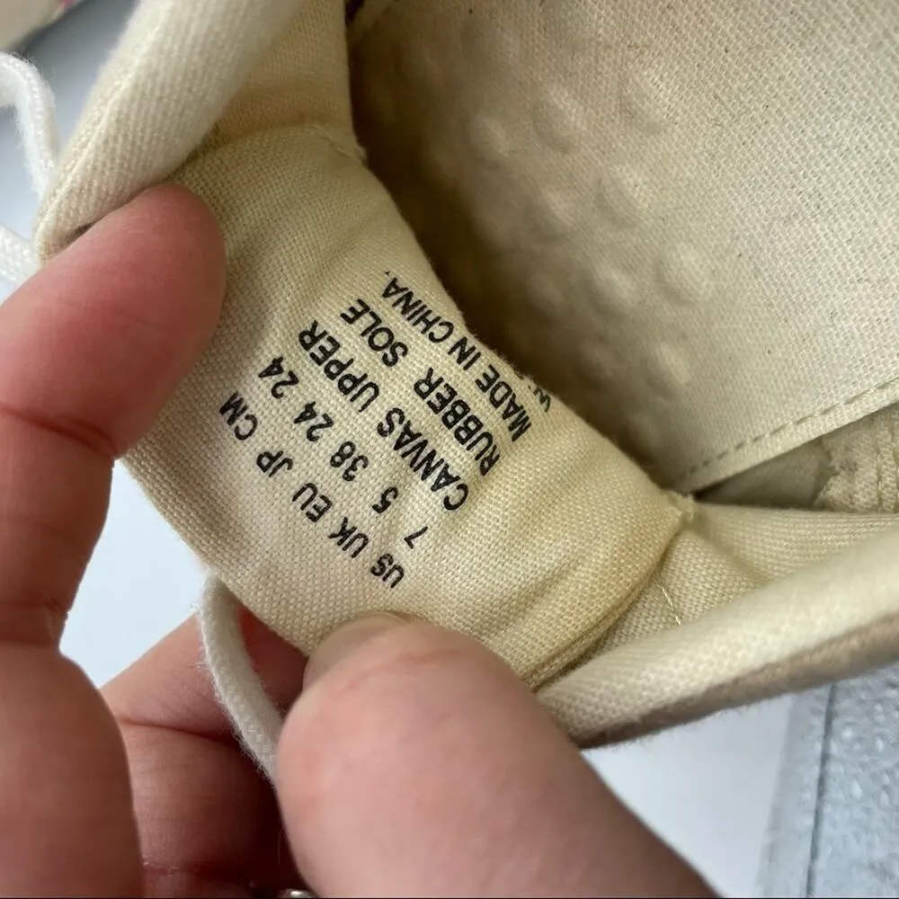 Bucketfeet Artist Designed Aztec Print Lace Up Sneakers Womens 7 Shoes Flats Blue - Image 5