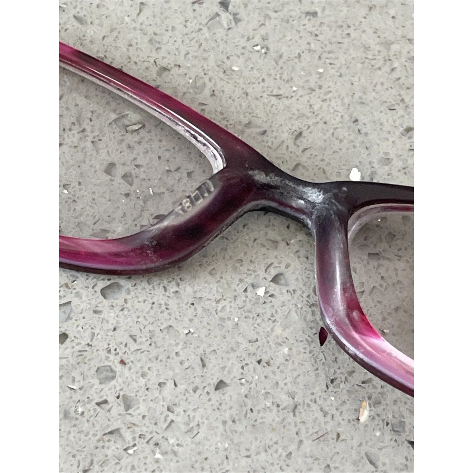Originale JONES NEW YORK J208 Eyeglasses Frames ONLY  PLUM 48-16-135 - Image 13