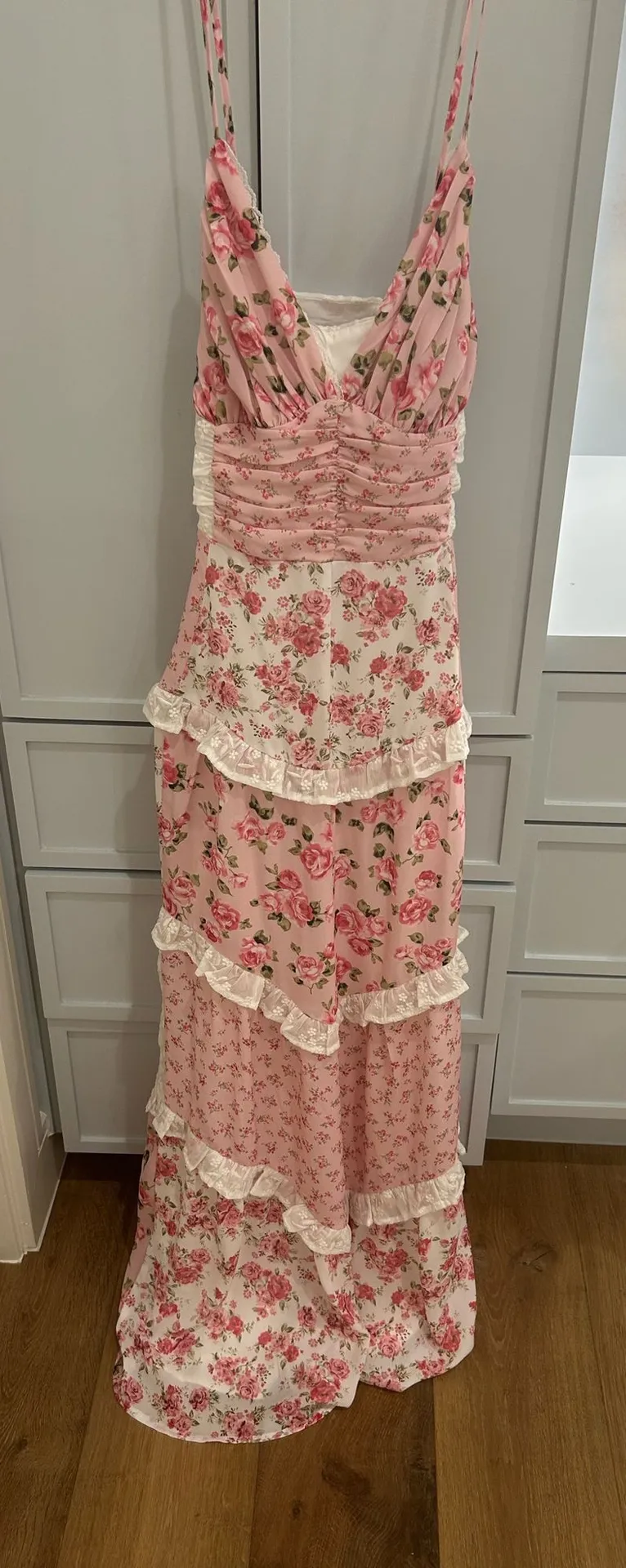 Altar'd State Dress Maxi Floral Pink Size XL - $50 - From Ashton