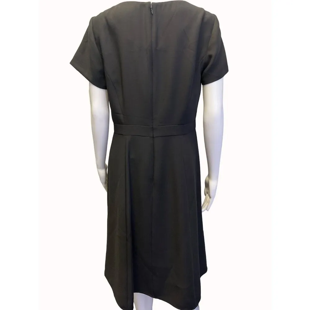 Talbots Women's Black Dress/A-Line/Knee Length Size 8 SKU 5385 - Image 2