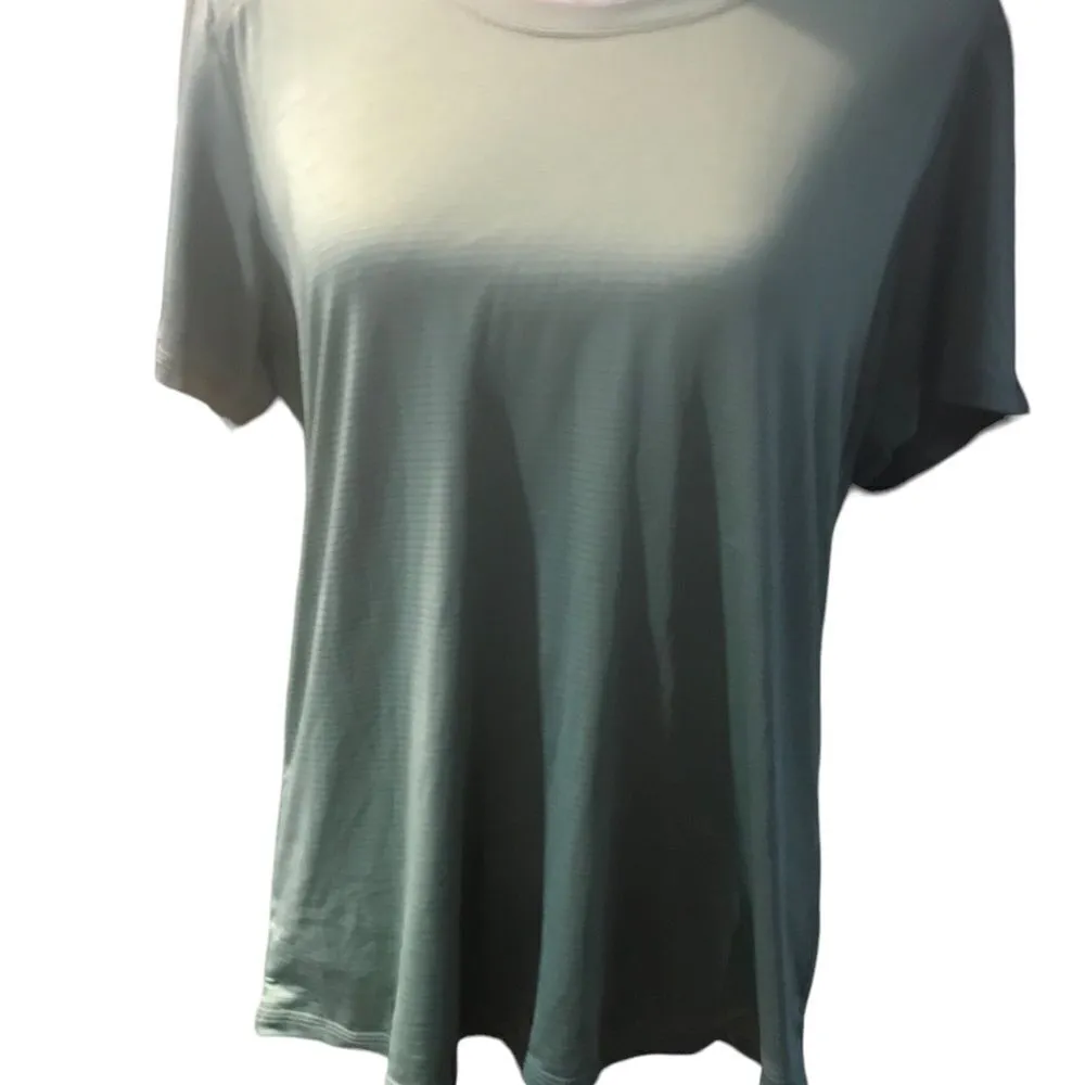Xersions size large sage green short sleeve top women’s - Image 9