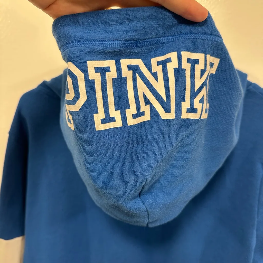 Victoria’s Secret Pink Detroit lions vintage Hoodie Sweatshirt Size large! - Image 5