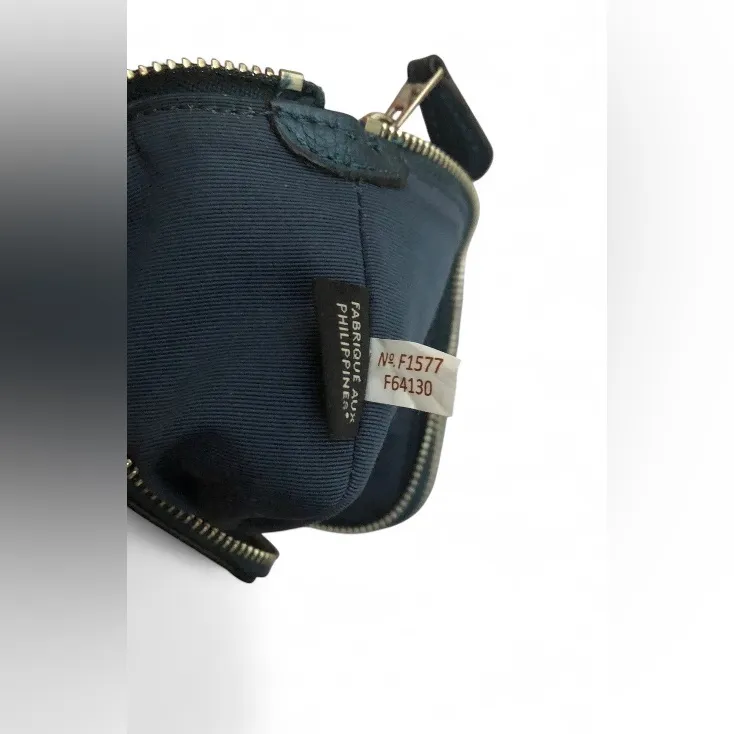 Coach Women’s Blue Double Zipper Wallet With Wrist strap - Image 12