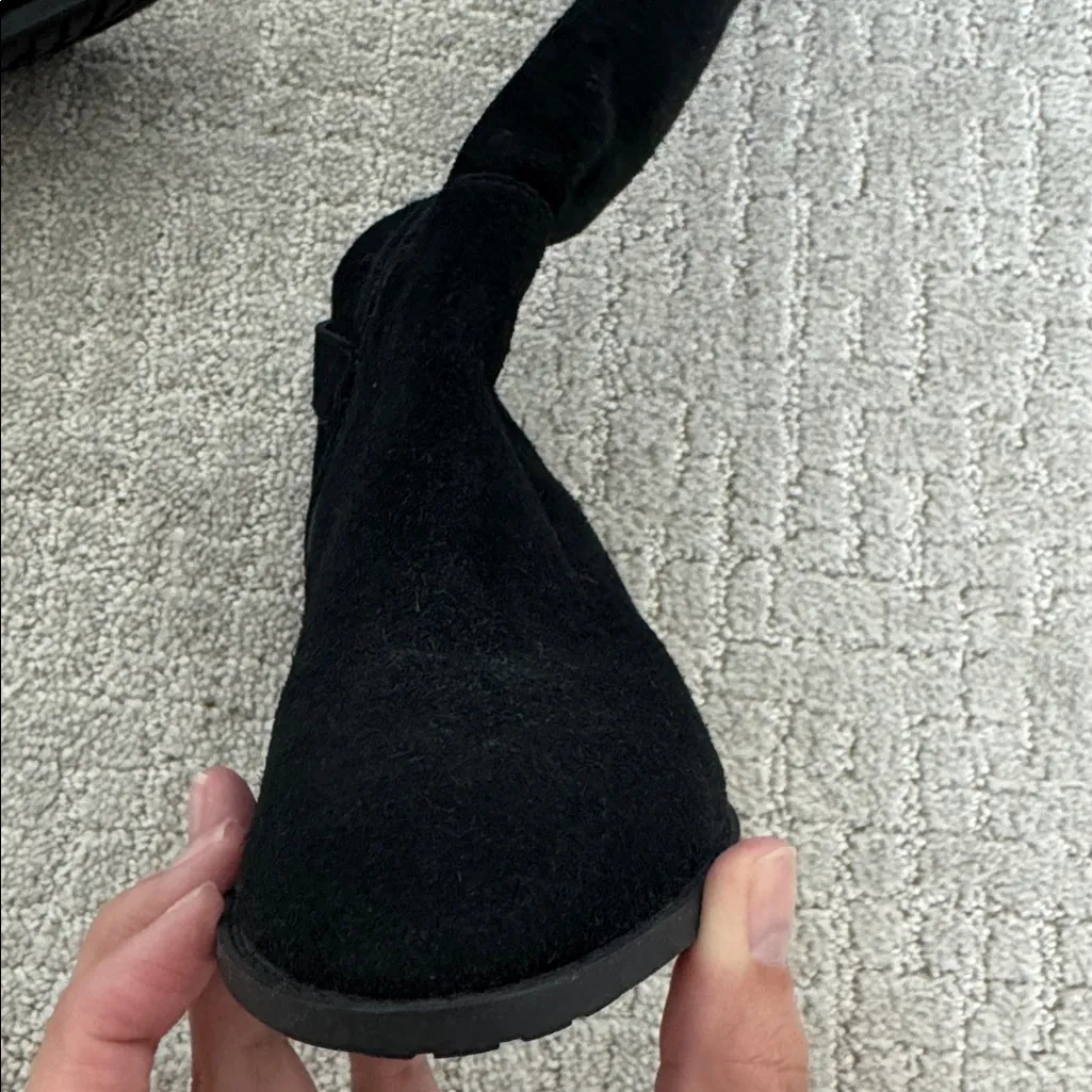 Cole Haan Tall Waterproof Indiana Women’s Riding Boot black suede  SKU#24251 - Image 5