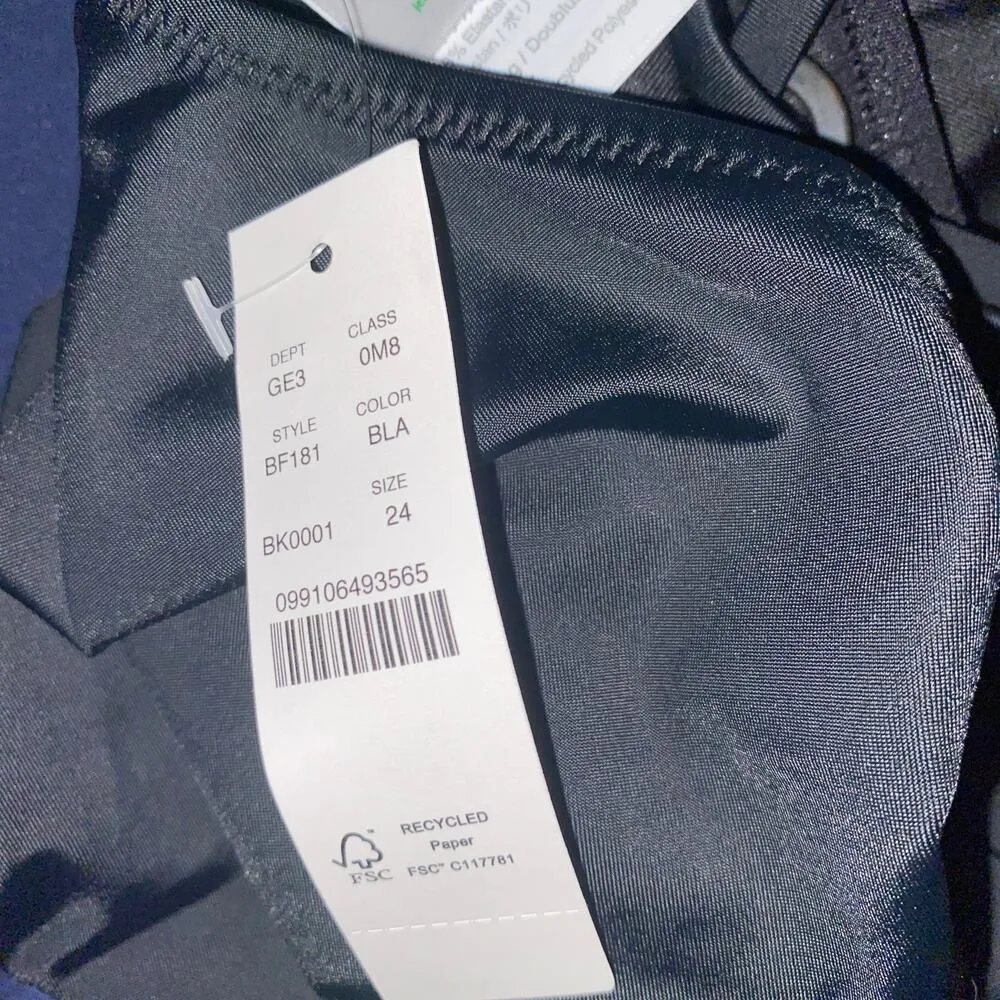 NWT J. Crew Black O-ring V-neck One-Piece Swim Bathing Suit Women's Size 24 - Image 6