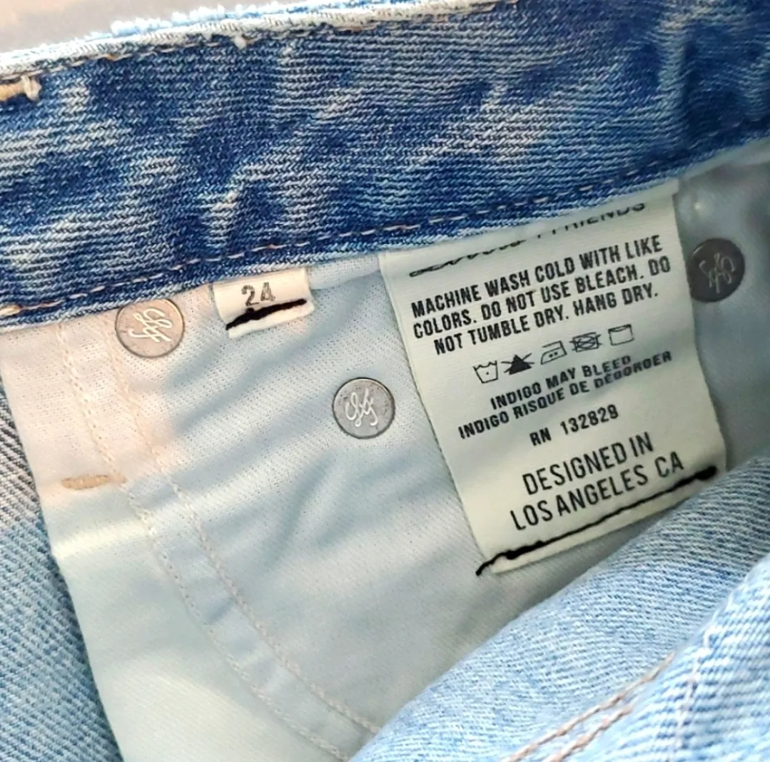 Lovers + Friends New  Denim Skirt With Zipper - Image 4