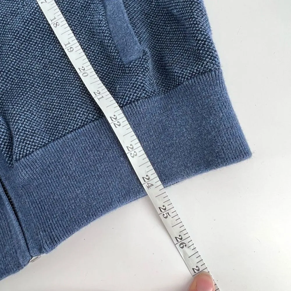 Polo Ralph Lauren Men's Pima Cotton Full-Zip Sweater Vest Navy Blue‎ Size Medium - Image 6