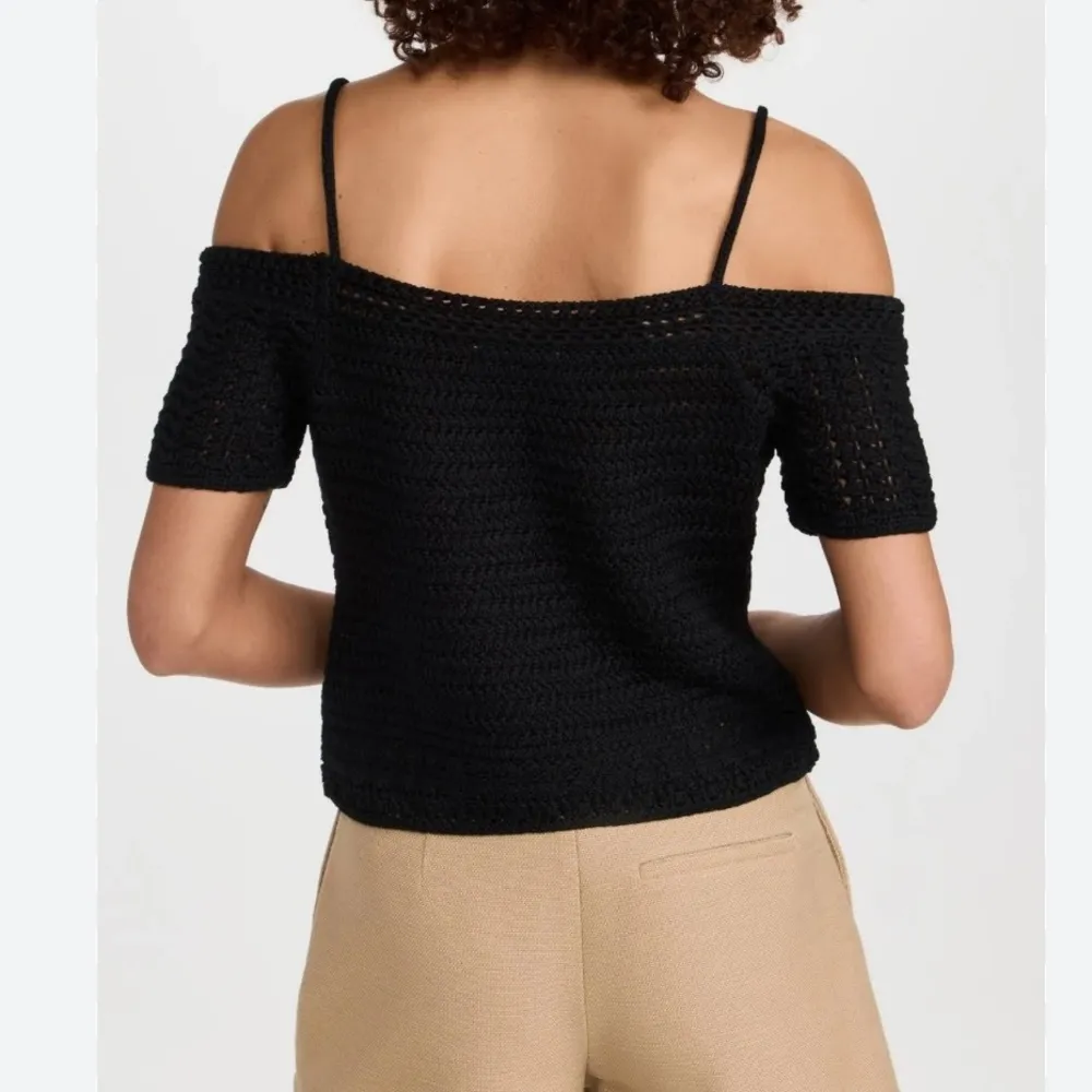 Vince Women's Squareneck Cold Shoulder Top - Image 2