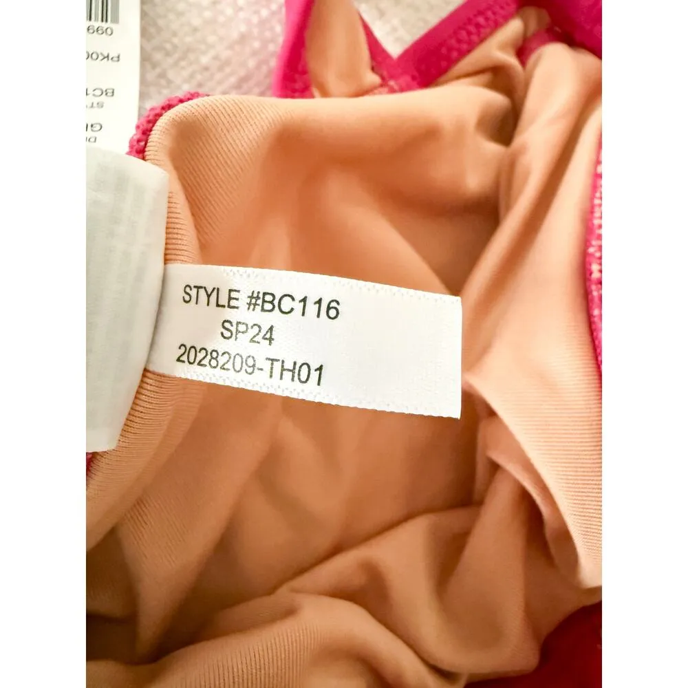 J. Crew | NWT | Ruched V-neck one-piece in Radiant Fuchsia | Sz 2 - Image 11