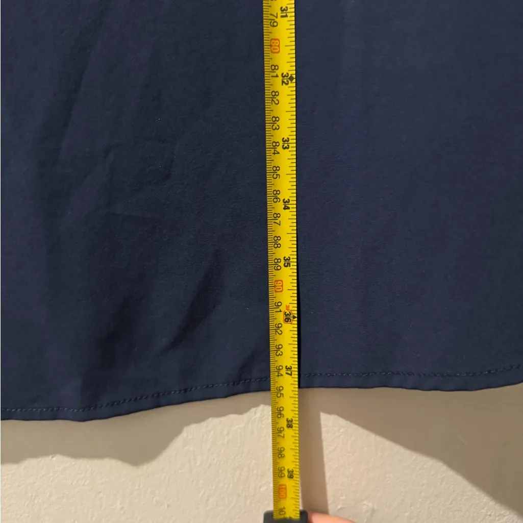 Eddie Bauer women’s Departure Sleeveless Shirt Dress in Navy size Small - Image 8