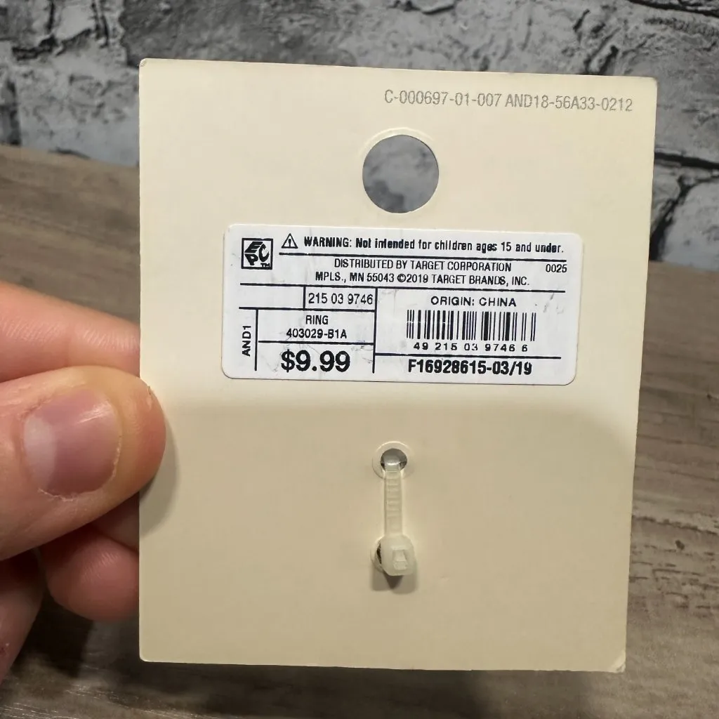 EUC A New Day Silver Ring Size 9 - Image 5