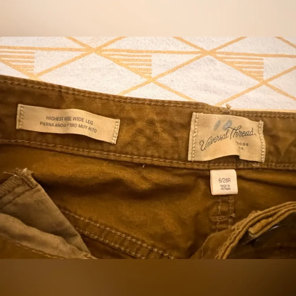 Universal Thread NWT Carpenter Highest Rise Wide Leg Pants Size 28 - Image 6