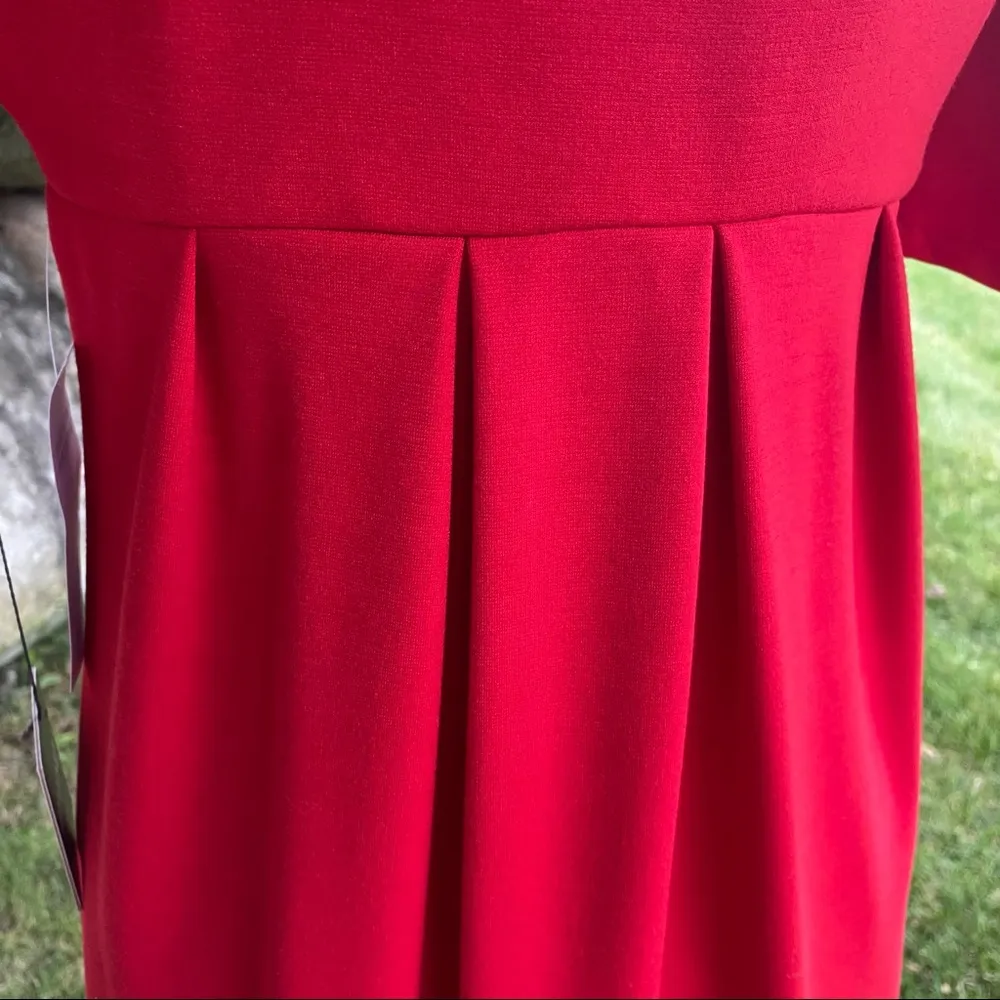 Muse Bright Red Dress Size 6 - Image 11