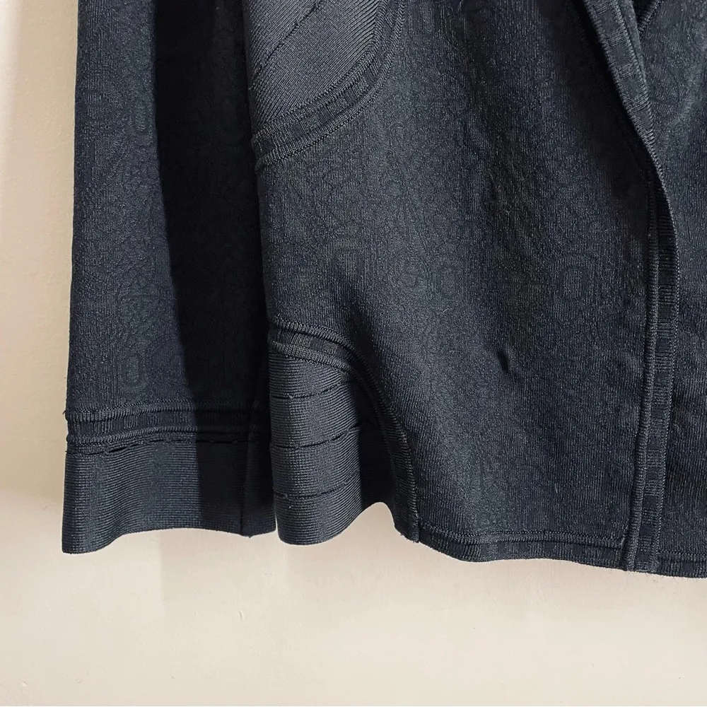 Zac Posen Structured Knit Blazer Black size M - Image 9